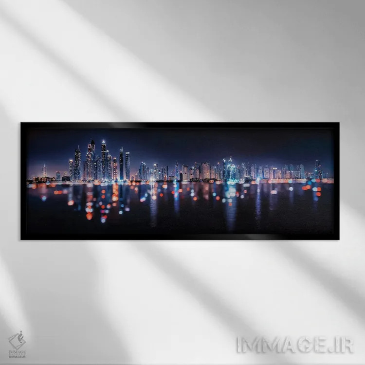 تابلو بوکهٔ دبی (افکت عکسبرداری) اثر مانجیک پیکچرز (استودیو عکاسی یا فیلمسازی) - نمای قابدار مشکی