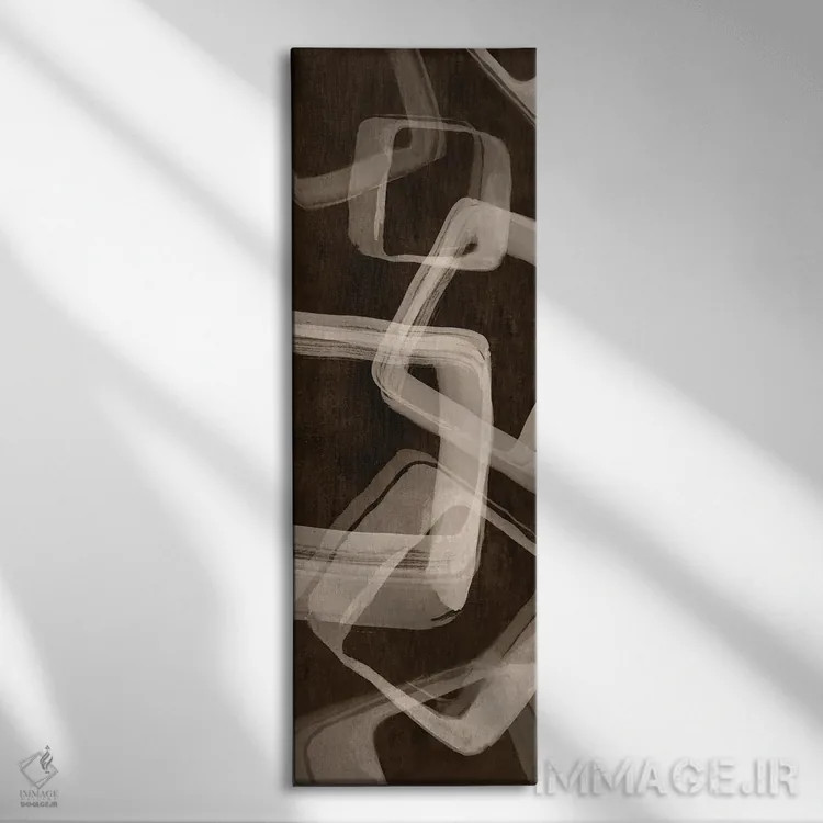 تابلو مکعبهای یخ ۲ اثر اما پیل - نمای روبهرو روی دیوار