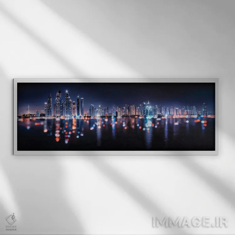 تابلو بوکهٔ دبی (افکت عکسبرداری) اثر مانجیک پیکچرز (استودیو عکاسی یا فیلمسازی) - نمای قابدار سفید