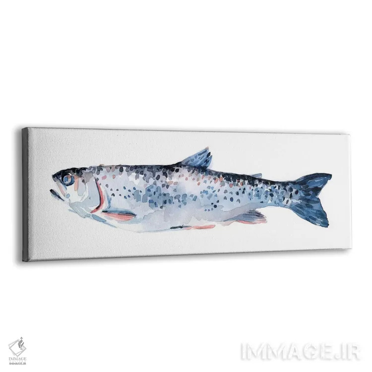 تابلو قزلآلای خالدار ۳ اثر اما اسکاروی - نمای پرسپکتیو محصول