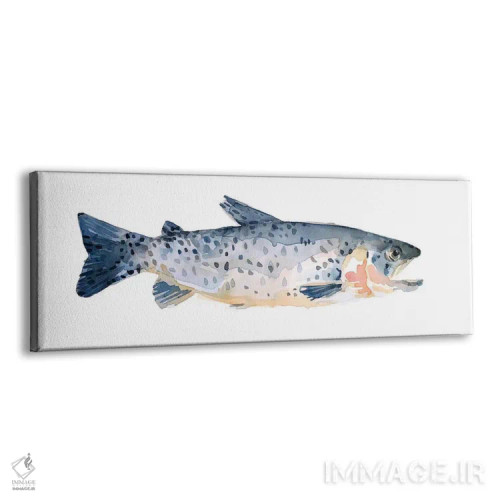 تابلو قزلآلای خالدار ۴ اثر اما اسکاروی - نمای پرسپکتیو محصول