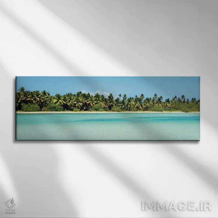 تابلو بهشت گرمسیری اثر امیلی ناواس - نمای روبهرو روی دیوار