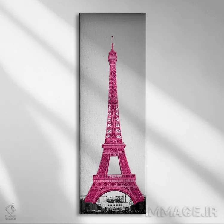 تابلو زیبا در پاریس اثر امیلی ناواس - نمای روبهرو روی دیوار