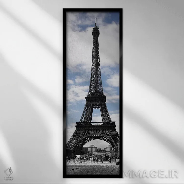 تابلو سفر پاریسی ۲ اثر امیلی ناواس - نمای قابدار مشکی