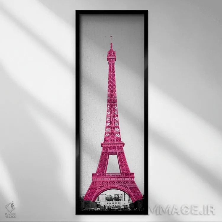 تابلو زیبا در پاریس اثر امیلی ناواس - نمای قابدار مشکی