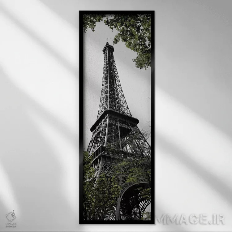 تابلو سفر پاریسی ۱ اثر امیلی ناواس - نمای قابدار مشکی