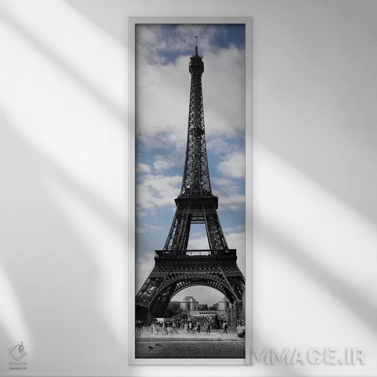 تابلو سفر پاریسی ۲ اثر امیلی ناواس - نمای قابدار سفید