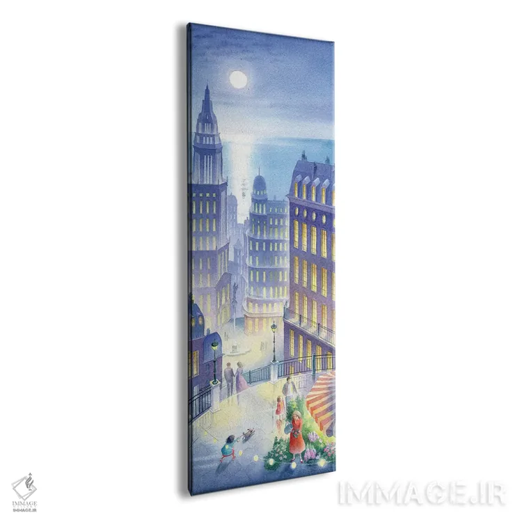 تابلو شهر کنار دریا اثر النا پروخوروا - نمای پرسپکتیو محصول