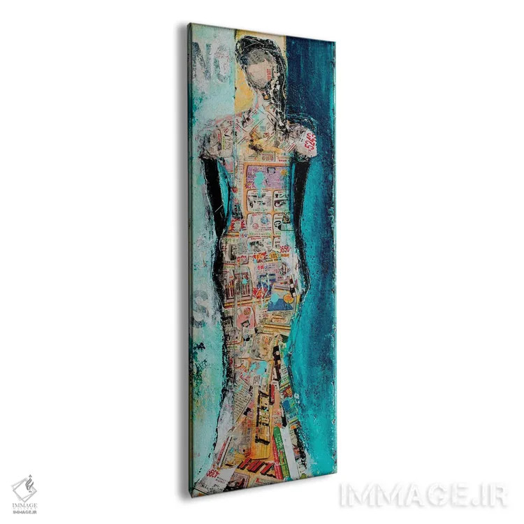 تابلو دختر صندوقدار اثر ارین اشلی - نمای پرسپکتیو محصول