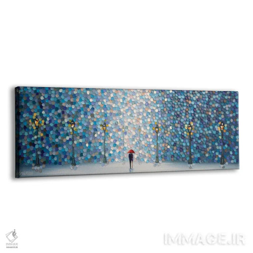 تابلو قرار شب بارانی اثر اکاترینا ارمیلکینا - نمای پرسپکتیو محصول