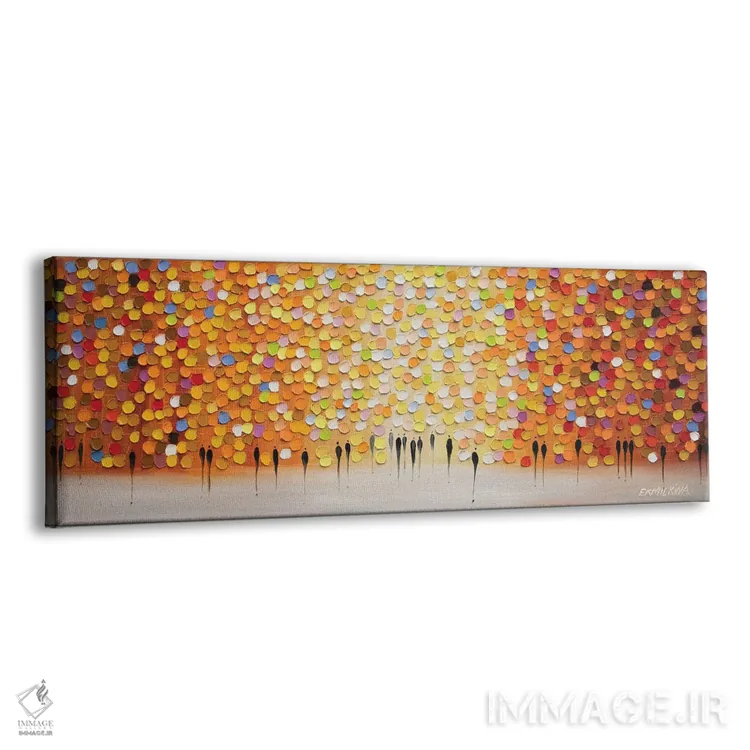تابلو غروب در روز نارنجی اثر اکاترینا ارمیلکینا - نمای پرسپکتیو محصول