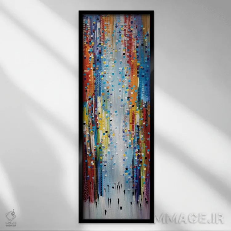 تابلو زادگاه اثر اکاترینا ارمیلکینا - نمای قابدار مشکی