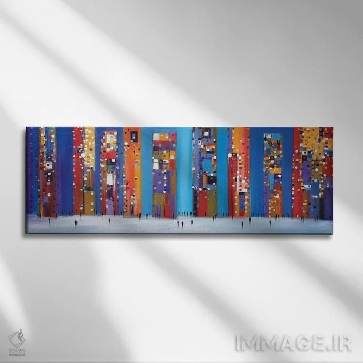 تابلو گردش شبانه اثر اکاترینا ارمیلکینا - نمای روبهرو روی دیوار