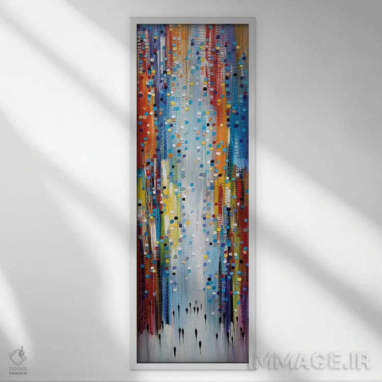 تابلو زادگاه اثر اکاترینا ارمیلکینا - نمای قابدار سفید