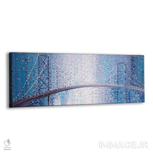 تابلو پل در مه اثر اکاترینا ارمیلکینا - نمای پرسپکتیو محصول