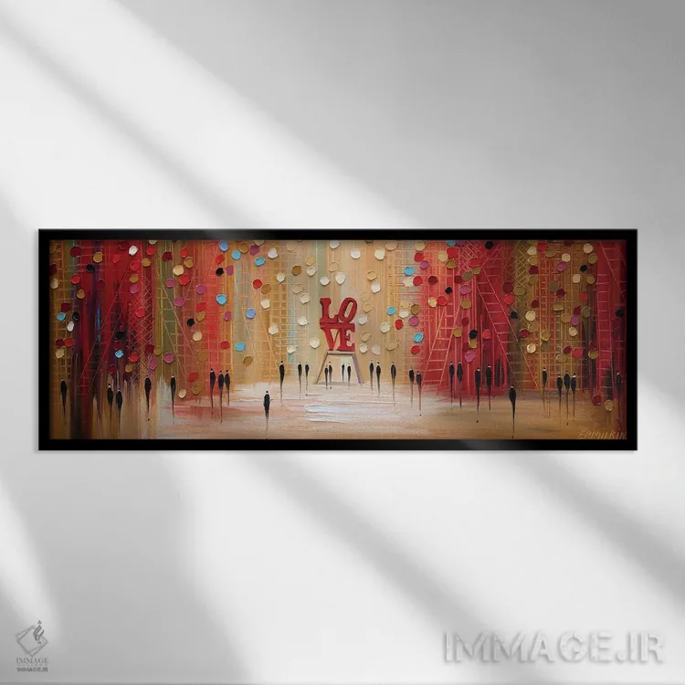 تابلو خیابان پنجم اثر اکاترینا ارمیلکینا - نمای قابدار مشکی