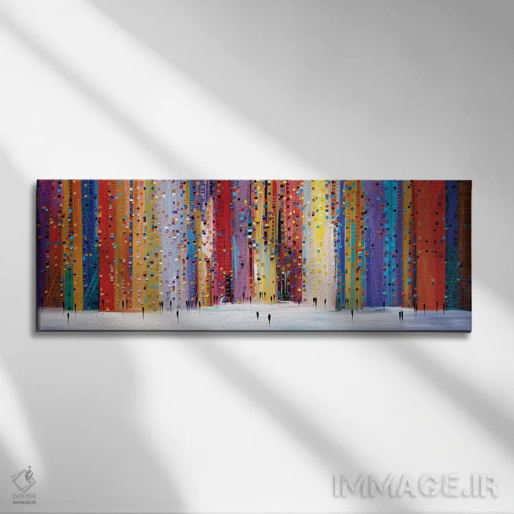 تابلو زندگی زیباست اثر اکاترینا ارمیلکینا - نمای روبهرو روی دیوار