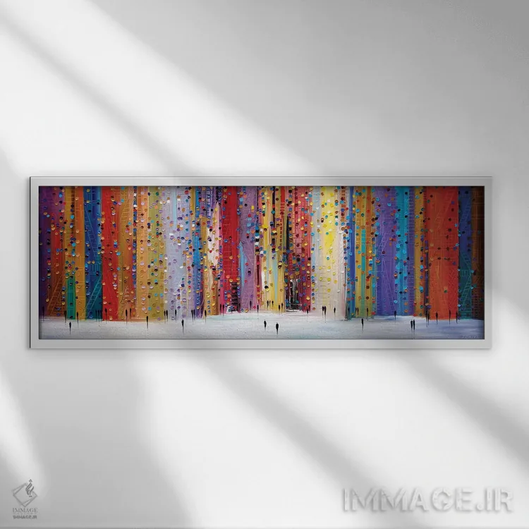 تابلو زندگی زیباست اثر اکاترینا ارمیلکینا - نمای قابدار سفید