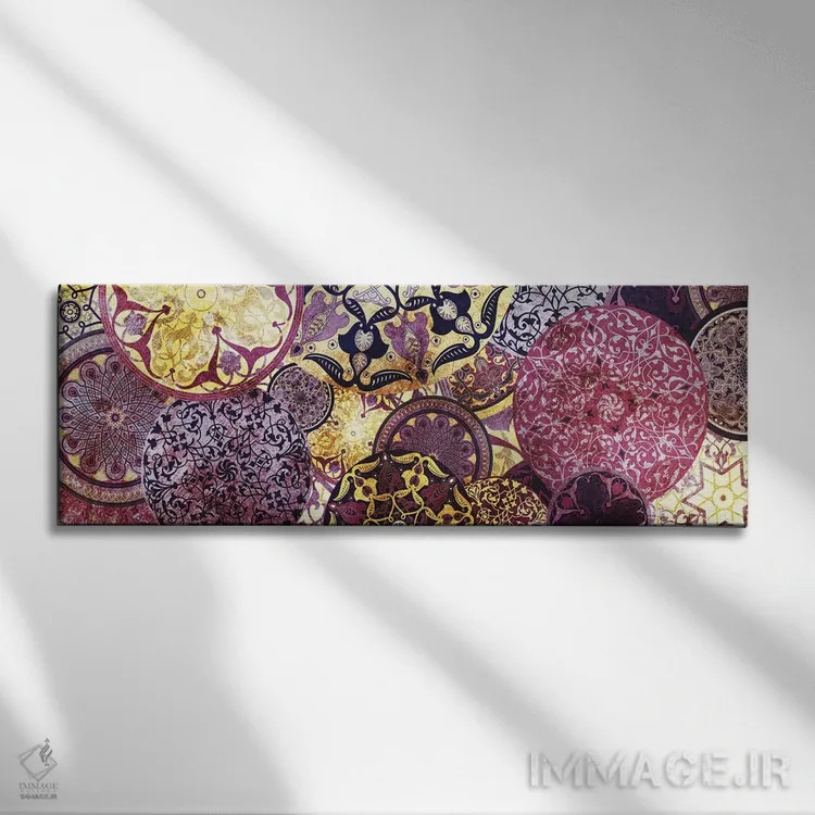 تابلو قطعهای از احساس بازآمیخته اثر فایو بای فایو کالکتیو - نمای روبهرو روی دیوار