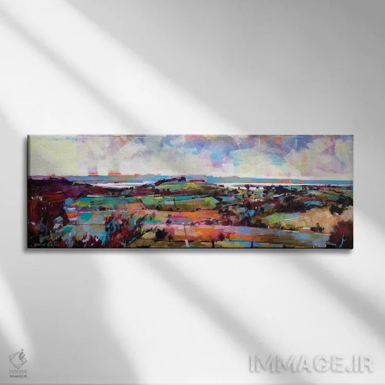 تابلو رود سوِرن از تپهٔ بلیکنی اثر داگ ایتون - نمای روبهرو روی دیوار