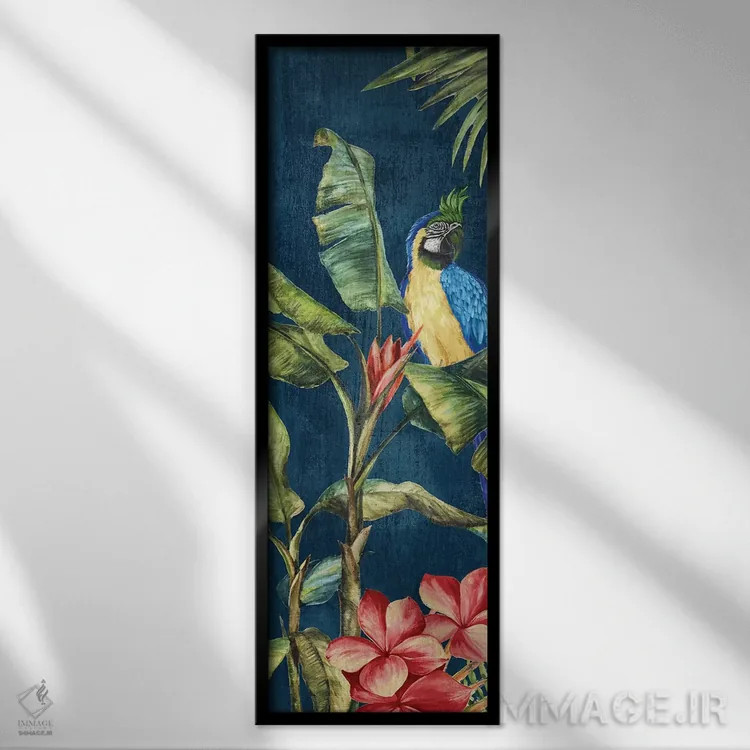 تابلو تروپیکانو II اثر اوا واتس - نمای قابدار مشکی