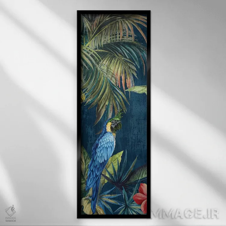 تابلو تروپیکانو II اثر اوا واتس - نمای قابدار مشکی