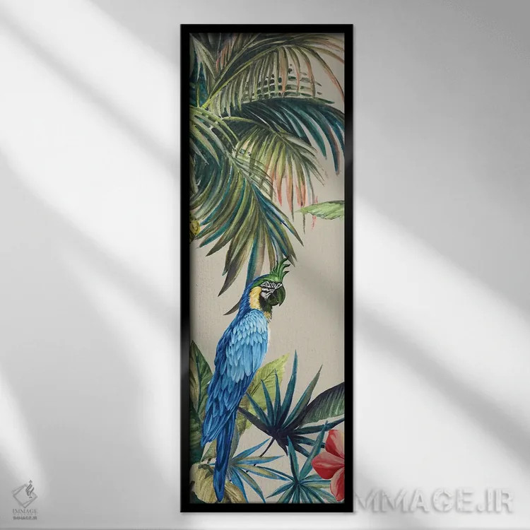 تابلو تروپیکانو II اثر اوا واتس - نمای قابدار مشکی