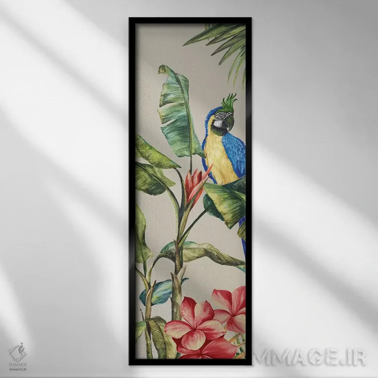 تابلو تروپیکانو II اثر اوا واتس - نمای قابدار مشکی