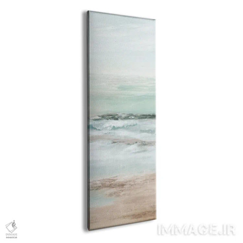 تابلو ساحل فیروزهای ۲ اثر اوا واتس - نمای پرسپکتیو محصول