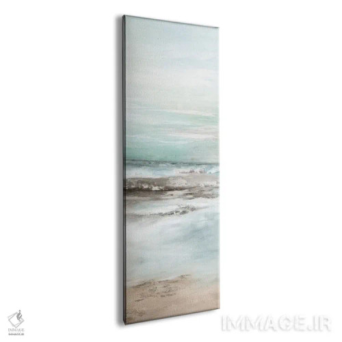 تابلو ساحل فیروزهای ۱ اثر اوا واتس - نمای پرسپکتیو محصول