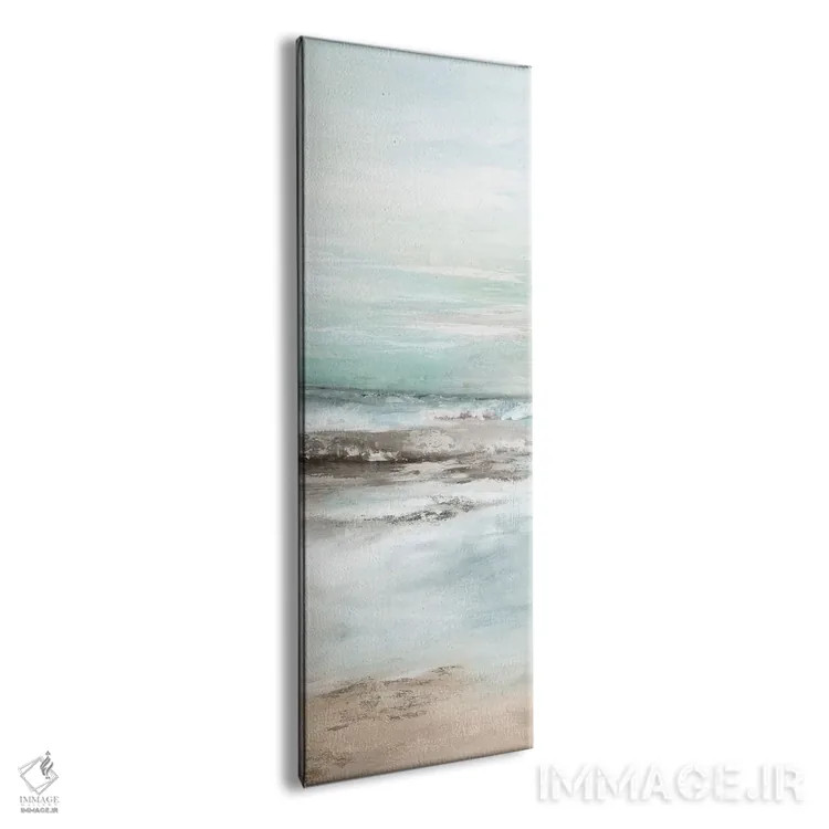 تابلو ساحل فیروزهای ۱ اثر اوا واتس - نمای پرسپکتیو محصول