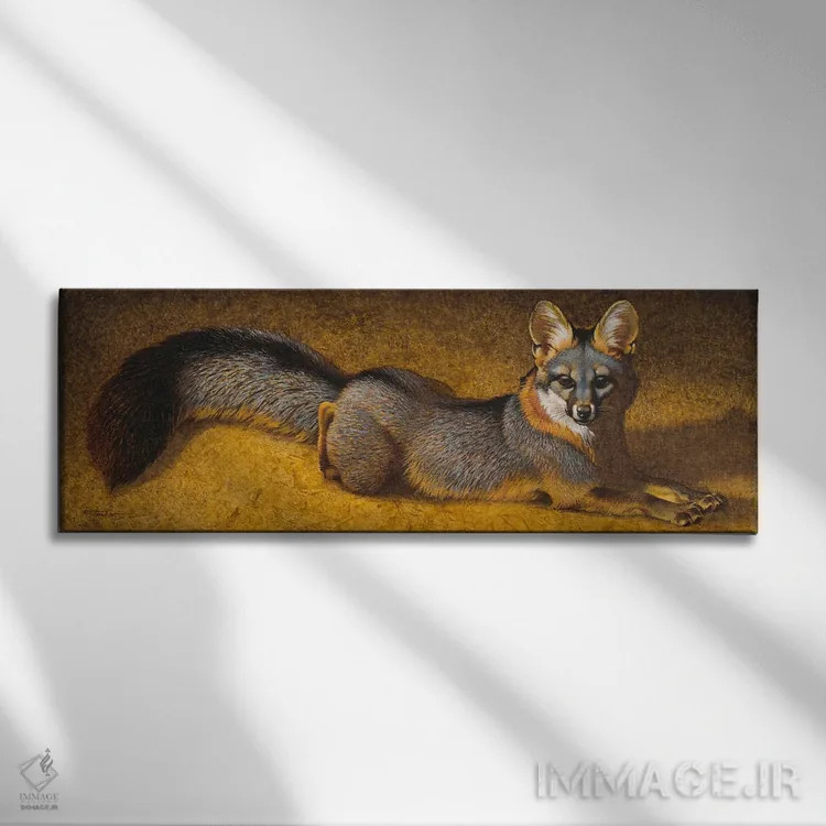 تابلو شیکپوش بیابانی اثر ازرا تاکر - نمای روبهرو روی دیوار