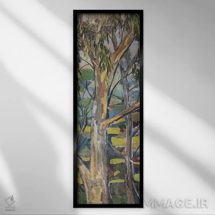 تابلو شور و نشاط اکالیپتوس اثر الیری ریـدال - نمای قابدار مشکی