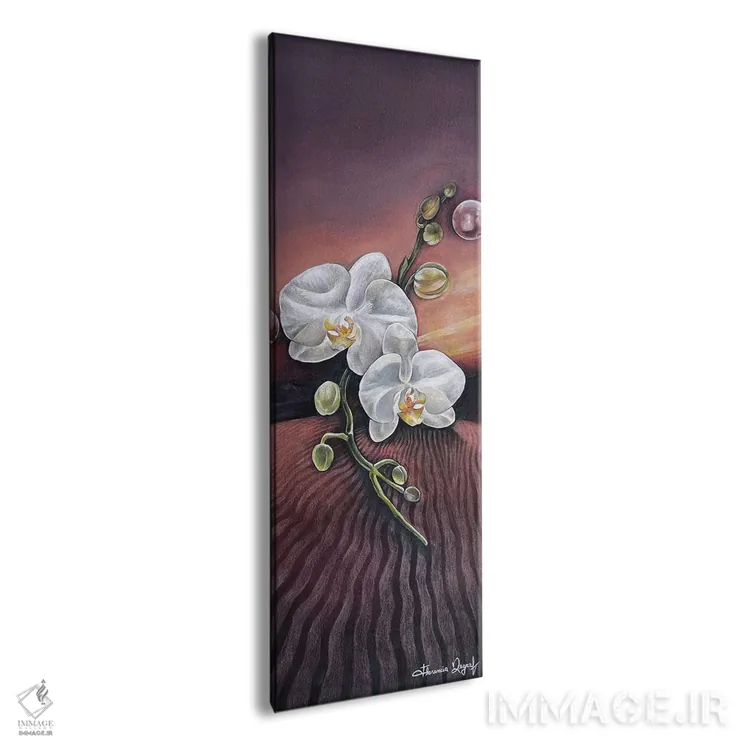 تابلو ارکیده اثر فلورنسیا دگراف - نمای پرسپکتیو محصول