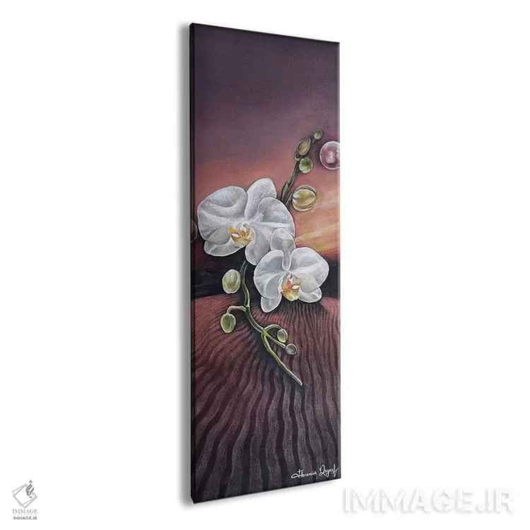 تابلو ارکیده اثر فلورنسیا دگراف - نمای پرسپکتیو محصول