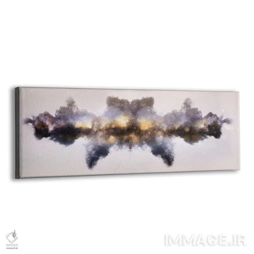 تابلو Gold,سحابی ماسهای طلایی اثر فرانک باندا - نمای پرسپکتیو محصول