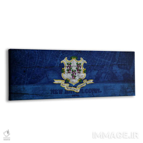 تابلو کنتیکت (نیوهاون، ۱۸۷۹) اثر آیکانواس (شرکت چاپ هنری) - نمای پرسپکتیو محصول
