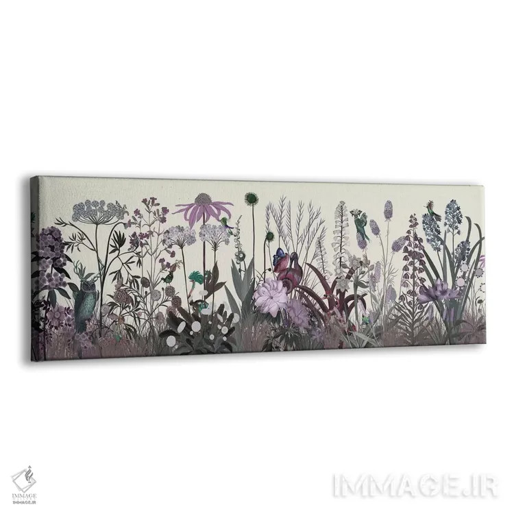 تابلو شرم گلهای وحشی اثر فب فانکی (استودیو هنری) - نمای پرسپکتیو محصول