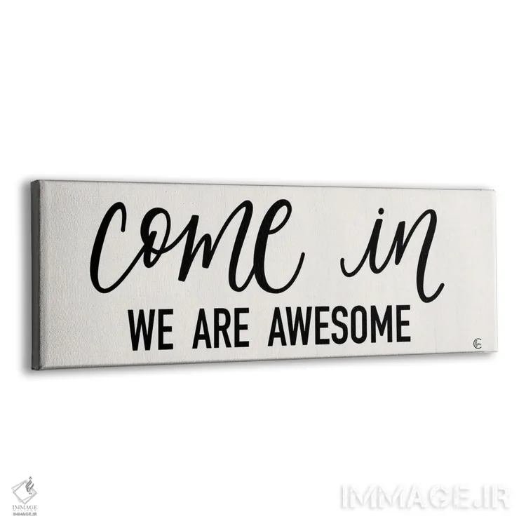 تابلو بیا تو اثر فِرفولی مید کرییشنز (استودیو هنری) - نمای پرسپکتیو محصول