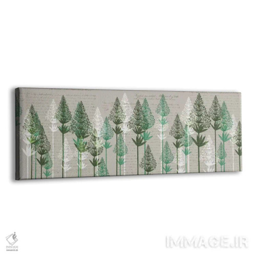 تابلو کاجهای برگدار ۳ اثر فب فانکی (استودیو هنری) - نمای پرسپکتیو محصول