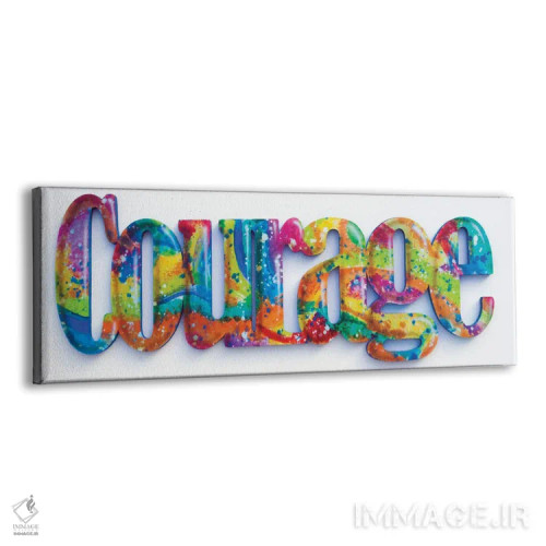 تابلو شجاعت اثر فرد اودل - نمای پرسپکتیو محصول