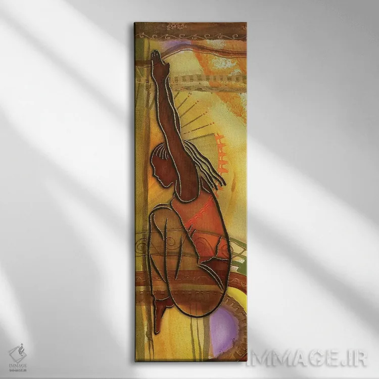 تابلو یوگا ۲ اثر فرد اودل - نمای روبهرو روی دیوار