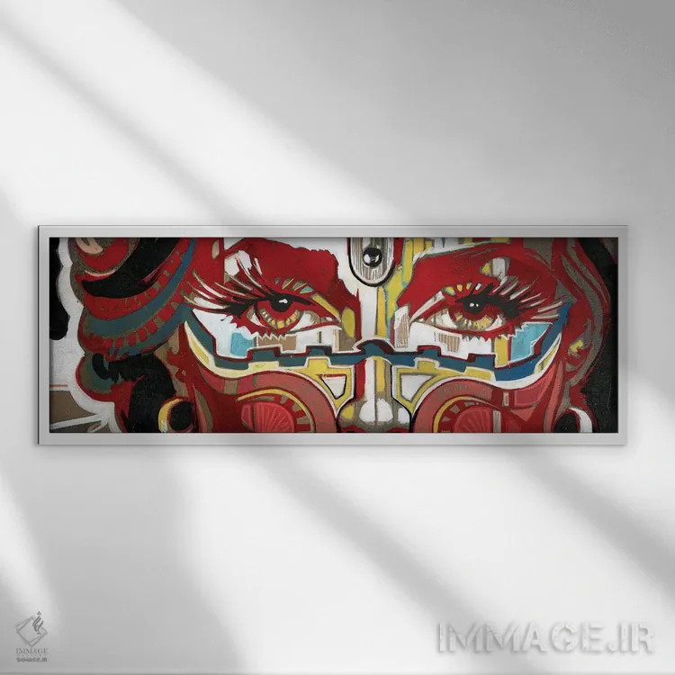 تابلو ترسیده اثر فرنان مورا - نمای قابدار سفید