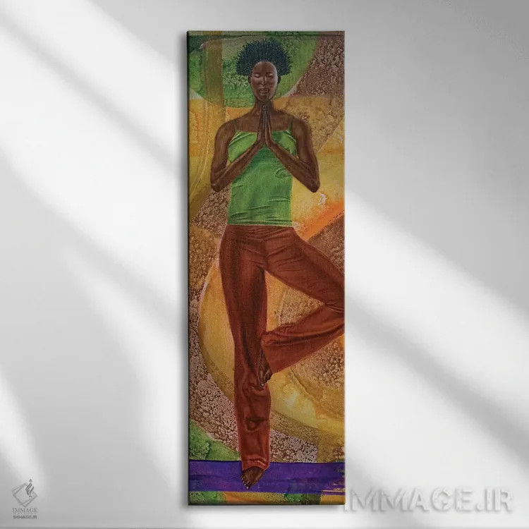 تابلو وضعیت درخت (یوگا) اثر فرد اودل - نمای روبهرو روی دیوار