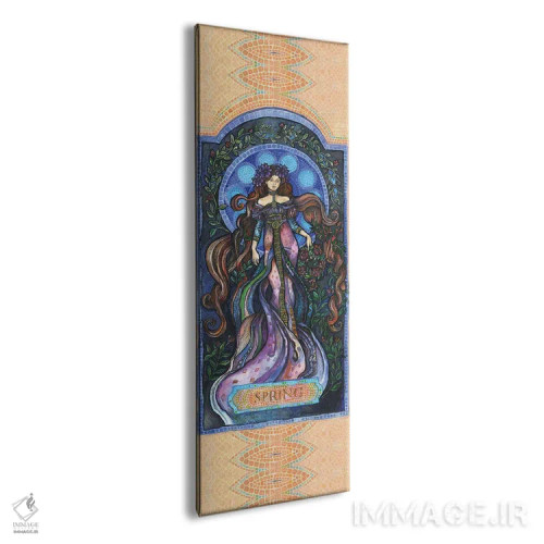 تابلو بهار به سبک آرت نوو اثر فانیتسا پترو - نمای پرسپکتیو محصول