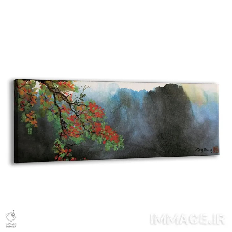 تابلو دره یائو، مائوئی (هاوایی) اثر مینگ فرانز - نمای پرسپکتیو محصول