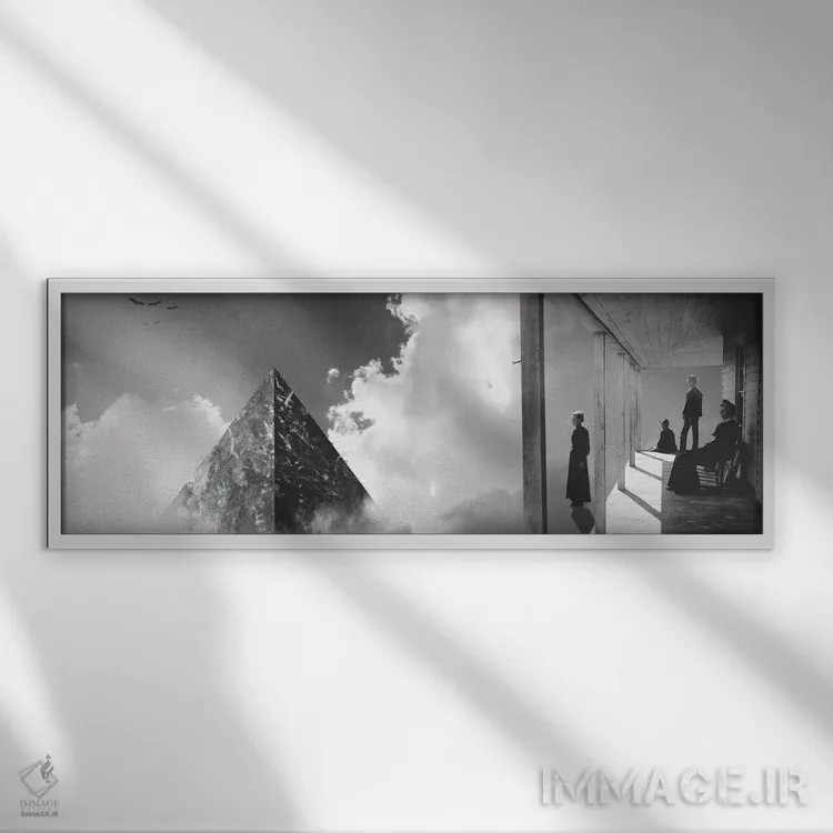 تابلو مشاهده اثر فرن رودریگز - نمای قابدار سفید