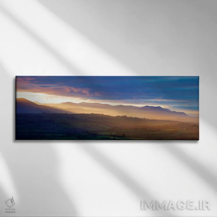 تابلو منظره روستایی دوم، نزدیک کیلارنی، شهرستان کری، استان مانستر، جمهوری ایرلند اثر گارث مککورمک - نمای روبهرو روی دیوار