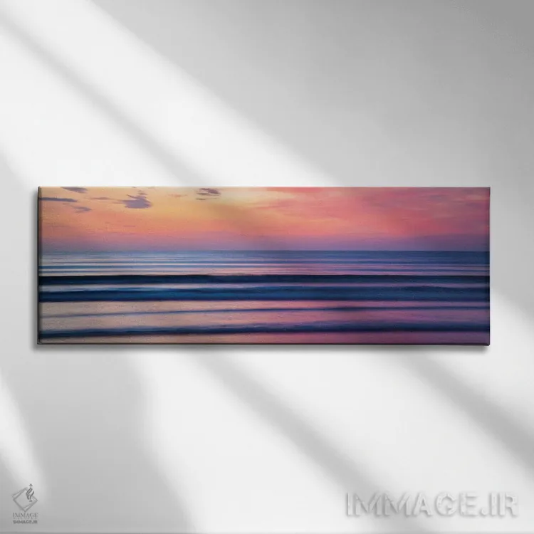 تابلو منظره عصرگاهی دریا، شهرستان اسلایگو، استان کوناکت، جمهوری ایرلند اثر گارث مککورمک - نمای روبهرو روی دیوار