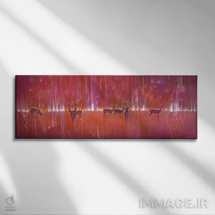 تابلو غیرزمینی اثر گیل بوستامانته - نمای روبهرو روی دیوار